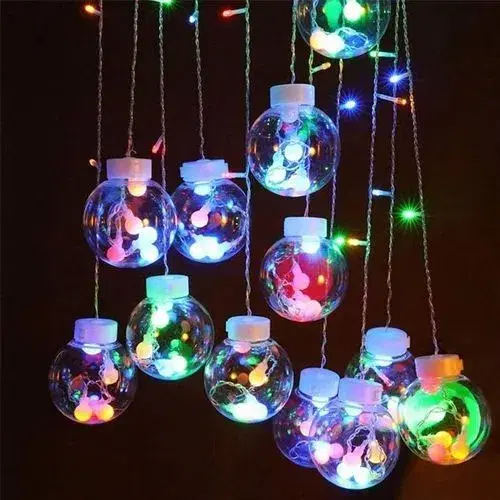 Wish Ball LED Fairy Light for Curtains || Multicolor.