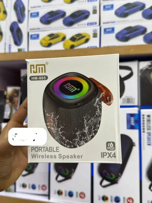 HM-805 IPX4 Waterproof Portable Wireless Speaker.
