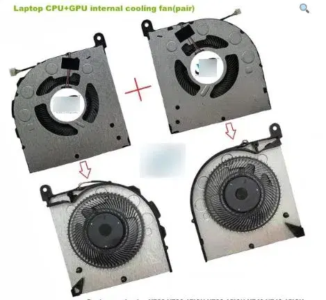 Laptop GPU Cooling Fan For Lenovo Y730-15ICH.