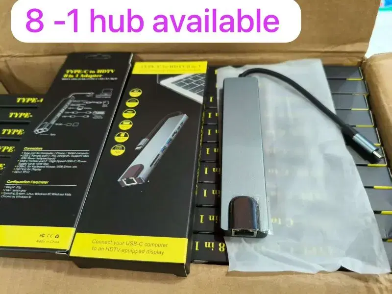 Type-C to HDTV 8-in-1 Adapter.