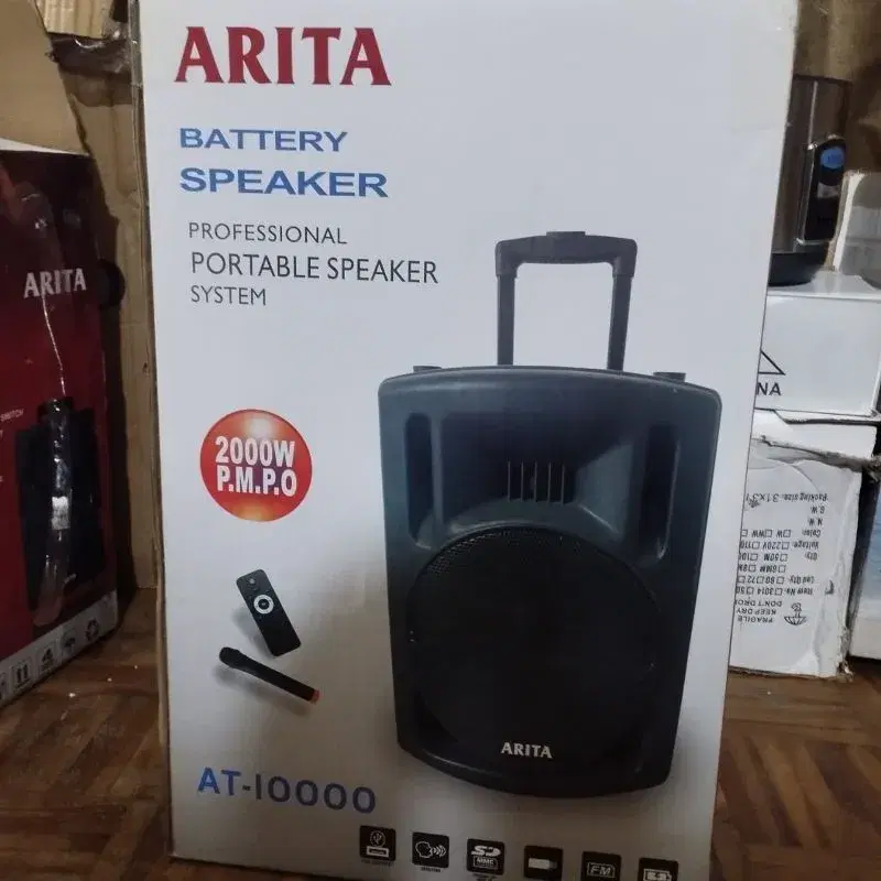 Arita AT-10000 10 Inch Professional Portable Speaker System.
