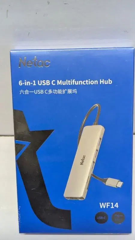 Netac WF14 6-in-1 USB-C Multifunction Hub.