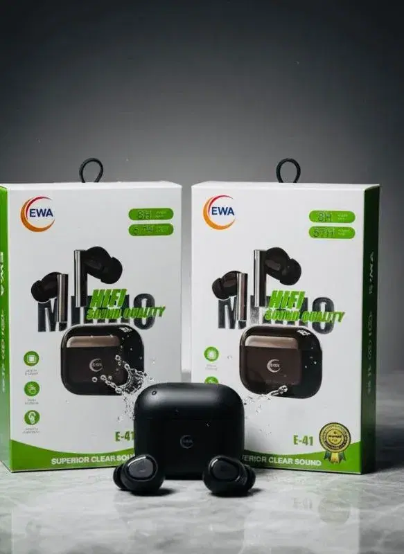 EWA E-41 True Wireless Bluetooth Earbuds.