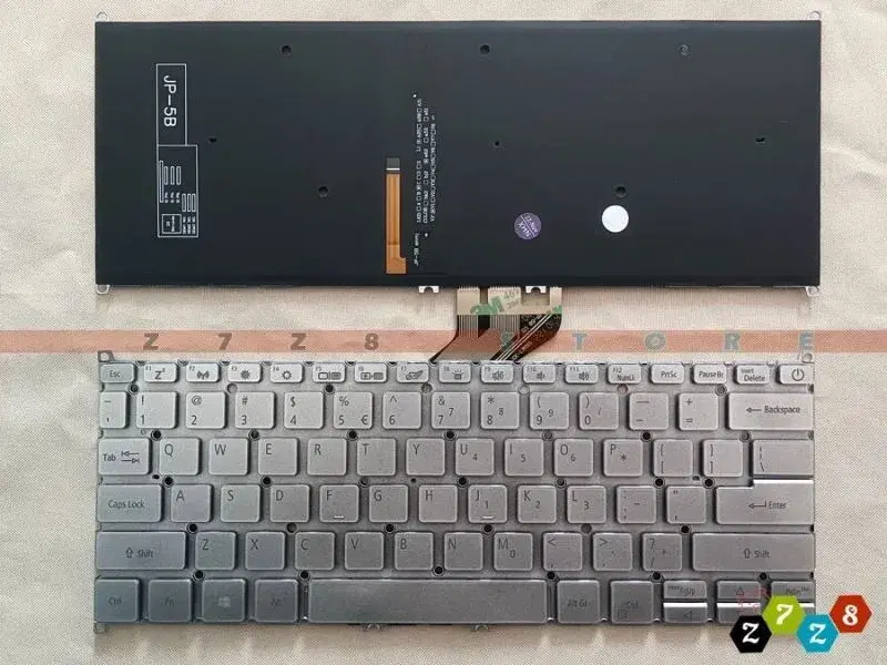 Laptop Keyboard For ACER Swift 3 SF314-42 Backlight Silver Powder|| Laptop Internal Keyboard .