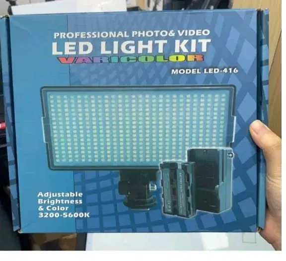LED- 416 Professional Photo And Video LED Light Kit.