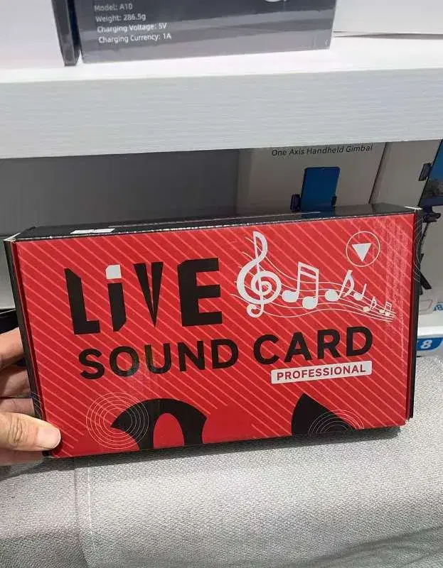P99 Live Sound Card Professional || Useful for live streaming/ podcasting and karaoke.