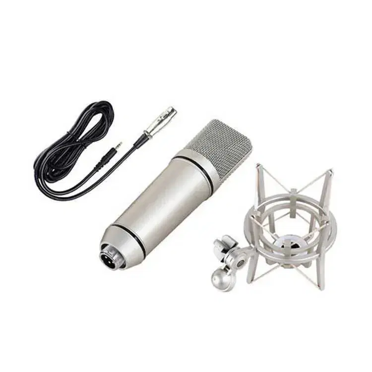 Professional Condenser Microphone Kit- Silver.