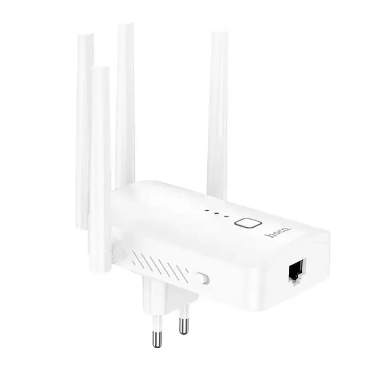 Hoco HI35 WiFi4 Repeater Signal Amplifier-3000Mbps 2.4G.