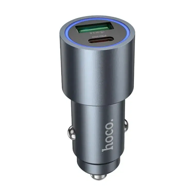 Hoco Z60 Bloom 48W Dual Port PD30W+QC3.0 Multi Protocol Car Charger.