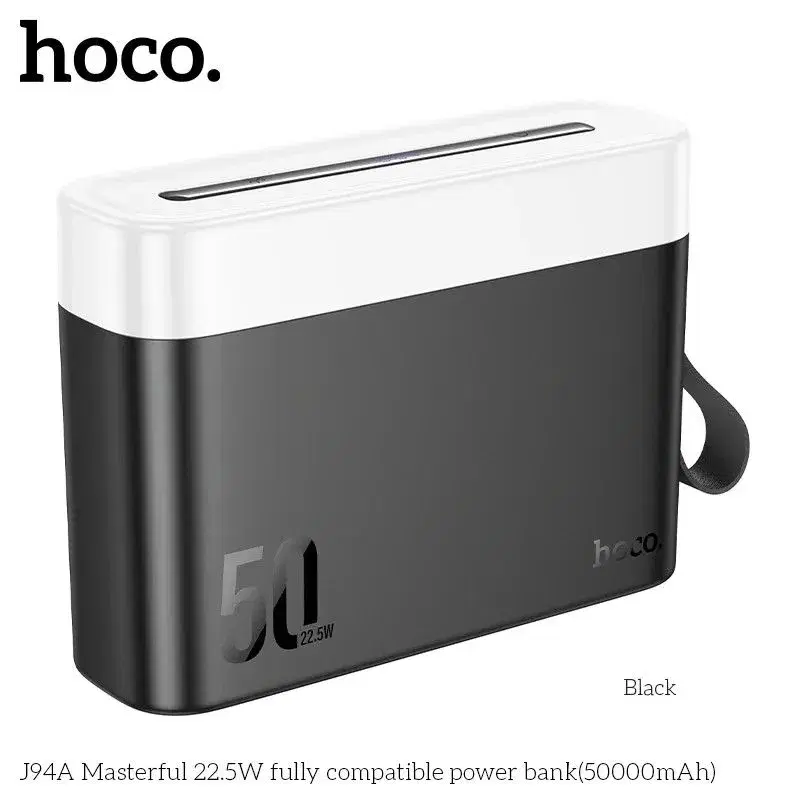 Hoco J94A Intelligent 22.5W Fully Compatible Power Bank 50000mAh.