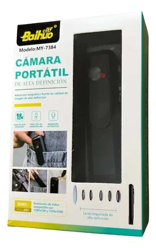 Baihuo My-7384 Mini Hd Clip Camera- 1080p.
