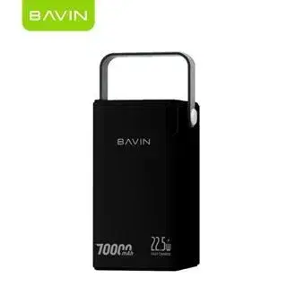 BAVIN Y-PC1062S 70000mAh QC 3.0+PD 20W Powerbank With 6 USB & 2 Type-C Ports.