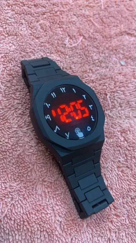 Digital Arabic Aura Watch For Mens.