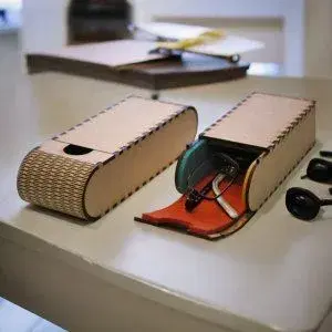 Wooden Sunglass Case