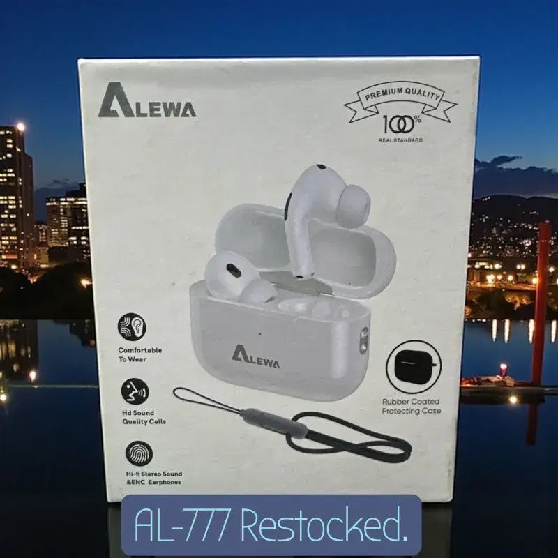 ALEWA AL-777 Earbuds | Free Cover | Type C Charging Port | BT Version : V5.3 | 6 Months Warranty