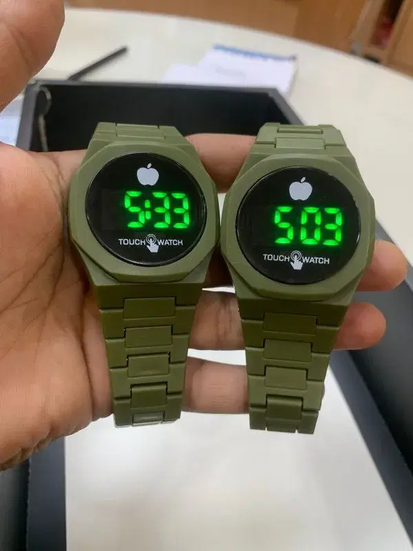 Luxury Digital Touch Watch With Apple Logo Activated Timepiece For Men