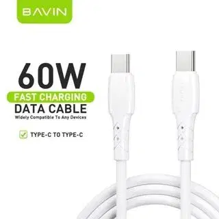 BAVIN U-CB351 Data Cables|| Fast Charging for Type-C to Type-C-2000mm.
