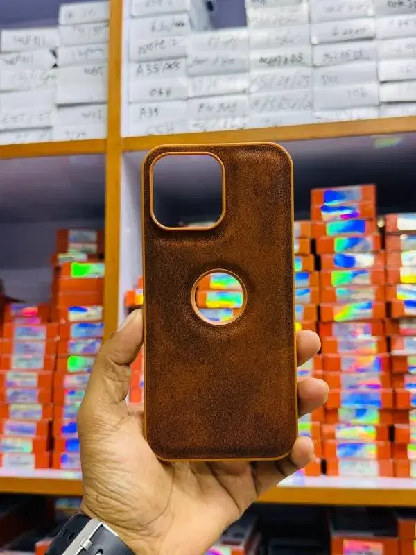 Iphone Leather Cover || Available Models in Picture.