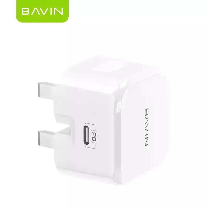 Bavin PC852E PD20W Fast Charger Adapter With Type-C Data Cable.
