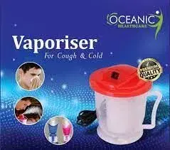 Portable Electric Mini Vaporizer Facial And Nose Steamer Inhaler For Cold And Cough.