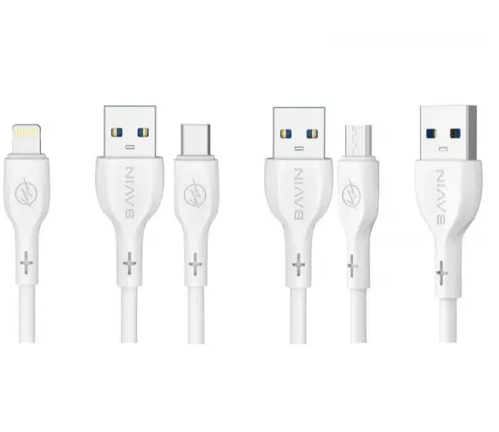 BAVIN U-CB222- 18W PD Qualcomm 3.0 Fast Charging Durable Data Cable For Micro-1000mm.