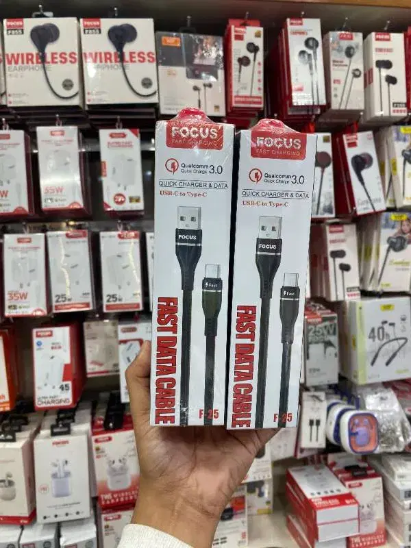 F25 ll Focus Qualcomm Quick Charge 3.0 Data Cable For Type-C.