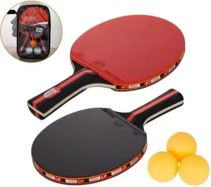 Best Quality 3 Balls Racket with 2Pcs bat Table Tennis
