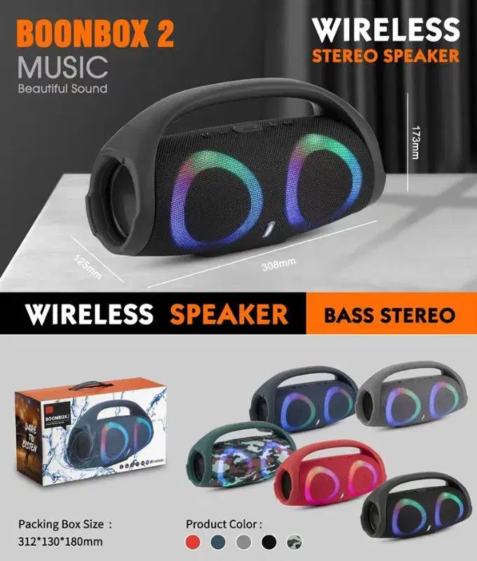 BOONBOX 2 Wireless Stereo Speaker.