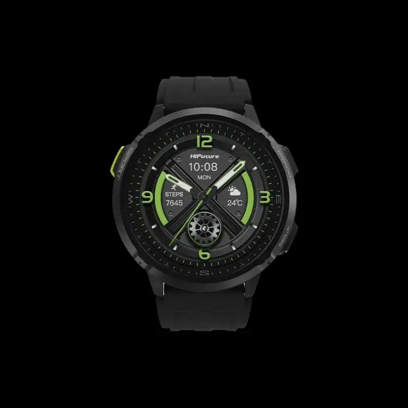 HiFuture MIX 3 Smartwatch ||1.43-inch AMOLED display || Bluetooth 5.3||3 ATM wterproof ||Up to 10 days daily use.
