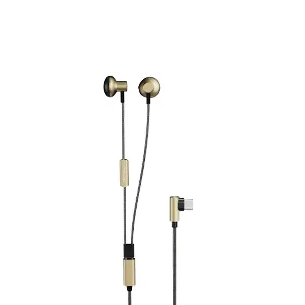 HiFuture MI5 Premium Quality Wired Earphone | 10mm Titanium Speaker Diameter | Type-C Audio Jack | Hands-Free Calling Function.