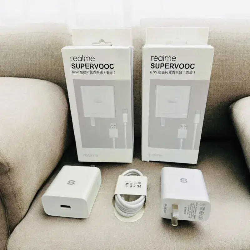 Realme SuperVOOC 67W Fast Charger | Original Adapter + Type-C Cable.
