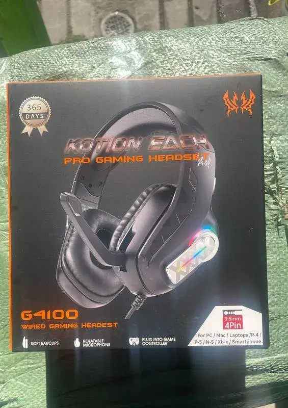 KOTION EACH G4100 Head-mounted Stereo Gaming Earphone with Mic.
