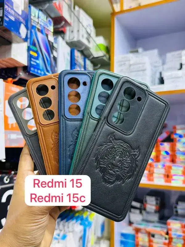 Leather Lion Embossed Design Phone Cover.