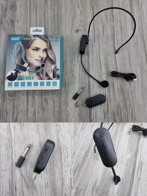 AY-101 Head-mounted UHF Wireless Microphone.