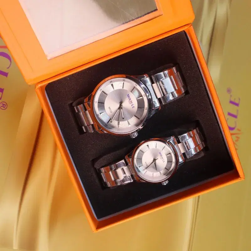 Miracle M032 Couple Watch With Box.