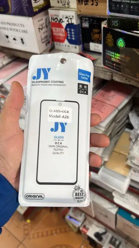 JY Glass Pop Series Glass+ OCA Screen Protector || All Models Available .