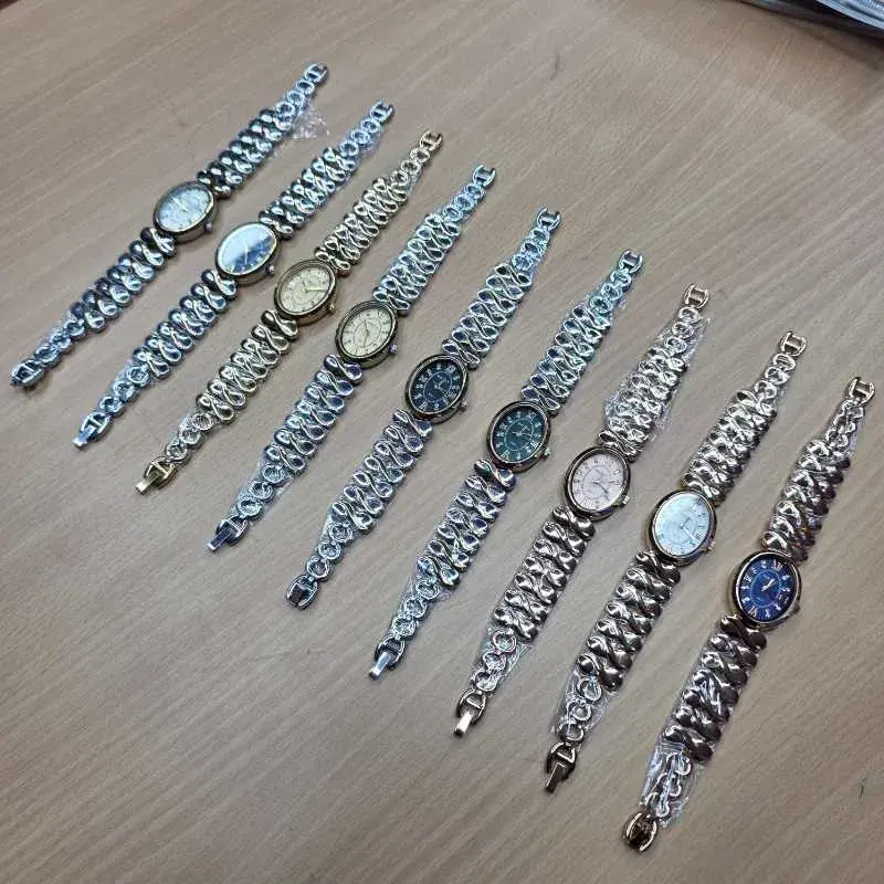 Miracle M037 Bangle Design Oval Dial and Waterproof Watches For ladies|| 1 Year Warranty.