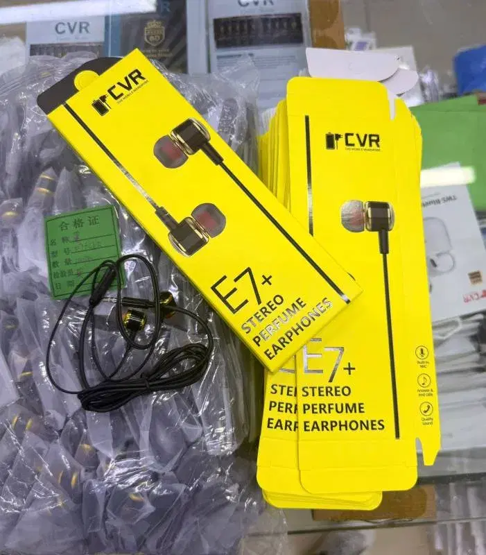 CVR E7+ Stereo Perfume Earphones.