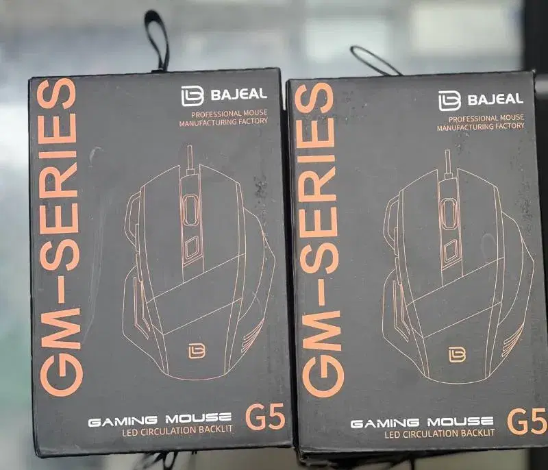 BAJEALGM- Series G5 7 Button Wired Gaming Mouse RGB Light.