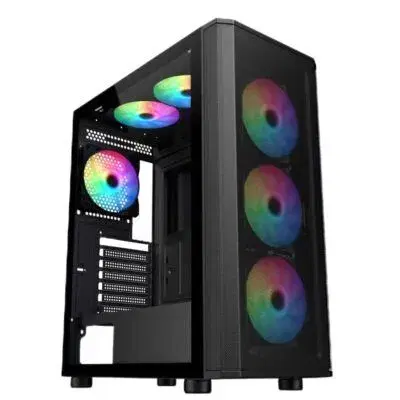 SAMA 3311 ATX Mid Tower Gaming Case- Black.