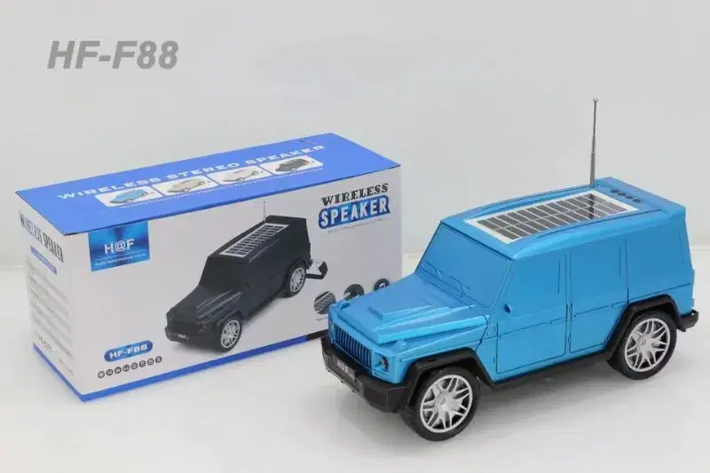 HF-F88 Wireless Bluetooth Car model Solar charging Speaker.