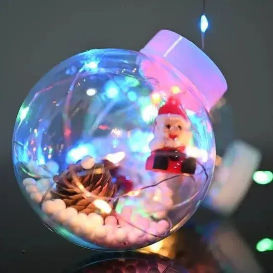 Christmas LED Wishing Ball Curtains Lights-3M.