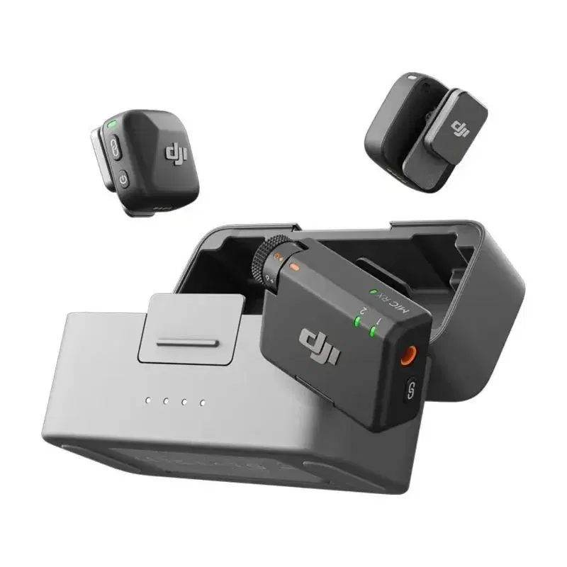 DJI Mic Mini Combo Microphone || Compact Wireless Audio for Clear and Professional Sound.