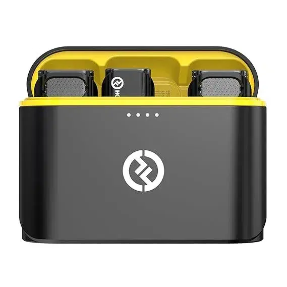 Hollyland Lark C1 Duo 2-Person Wireless Microphone System with Lightning Connector for iOS Devices - Black.