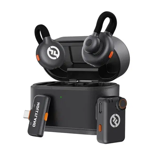 Hollyland LARK M2S Combo Mini – 2-Person Wireless Microphone System|| Ultra-Compact Wireless Audio for Mobile Creators.