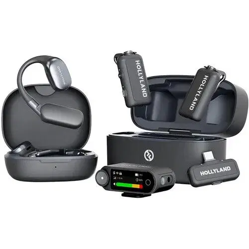 Hollyland LARK MAX 2 Ultimate Combo 2-Person Wireless Microphone System || Flagship Wireless Mic Kit with Complete Accessory Bundle.