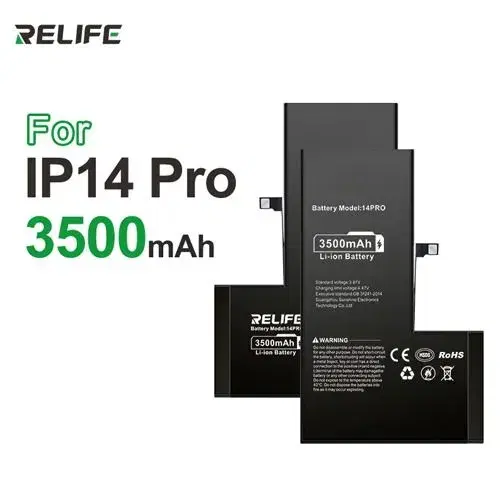 Relife High Power Iphone Li-ion Battery For 14 Pro|| 3500 mAh .