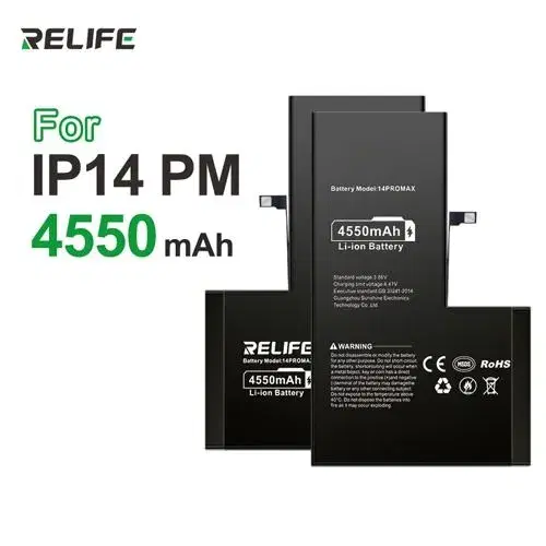 Relife High Power Iphone Li-ion Battery For 14 Pro Max || 4550 mAh .