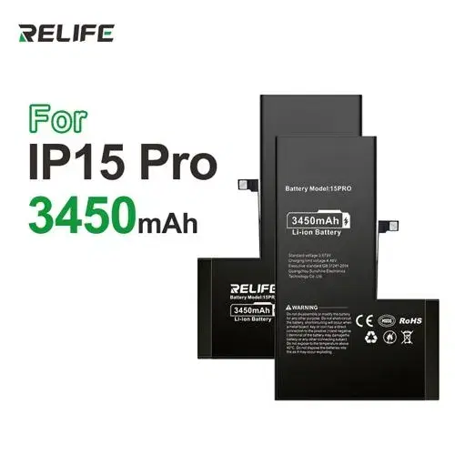 Relife High Power Iphone Li-ion Battery For 15 Pro || 3450 mAh .
