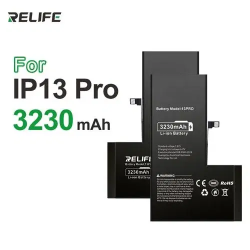 Relife High Power Iphone Li-ion Battery For 13 Pro || 3230 mAh.